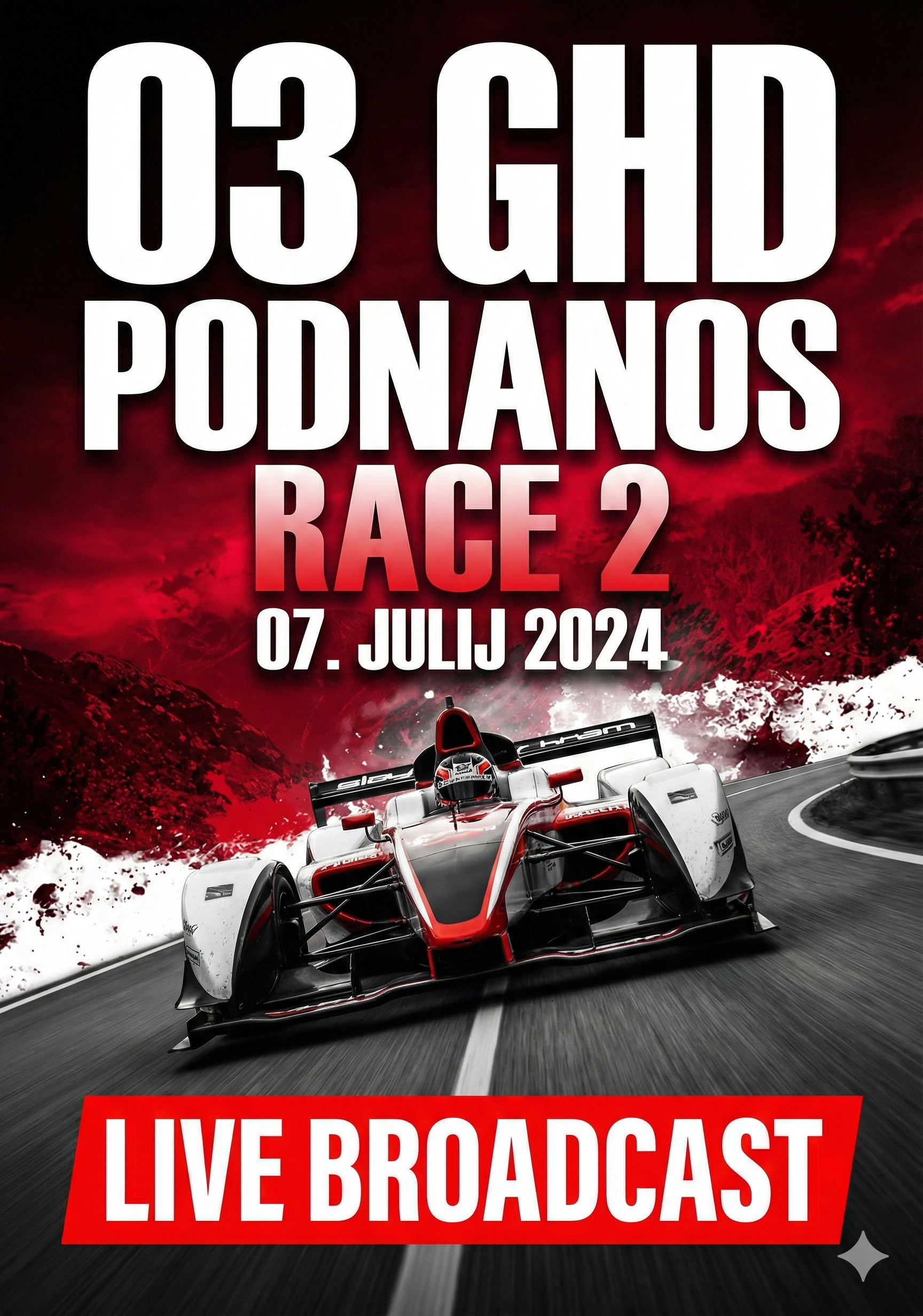 GHD PODNANOS RACE 2 - LIVE
